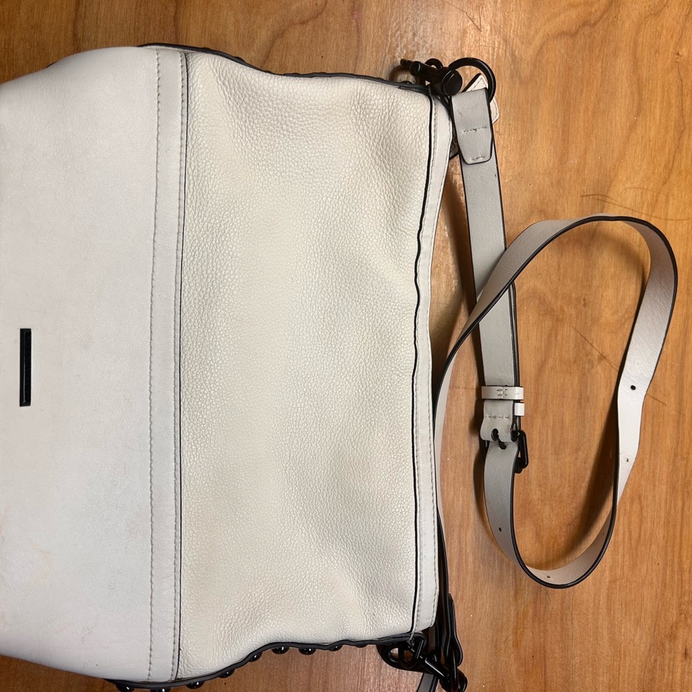 Rebecca Minkoff White Shoulder Bag with Adjustable Strap - Picture 2 of 12